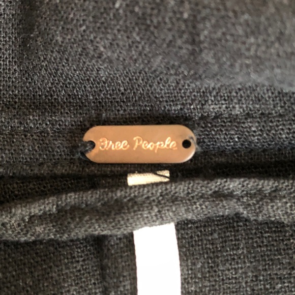 FREE PEOPLE Women Cinched Waist Linen Blend Black Blazer | S - Picture 11 of 13